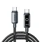 Кабель JoyRoom Type-C/Type-C S-A55 100W 1.2м черный