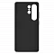 Накладка из эко кожи Kindsuit Case с MagSafe совместимая с Samsung Galaxy S26 Ultra черная (LB)