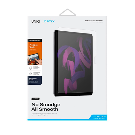 Защитное стекло Uniq OPTIX Matte Glass совместимый с iPad Air 13" (2024)