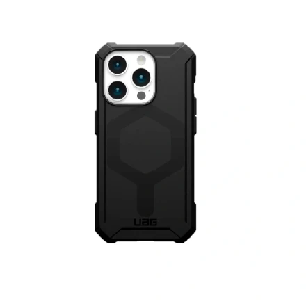 Противоударная накладка UAG Essential Armor MagSafe совместимая с iPhone 15 Pro черная