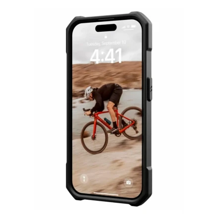 Противоударная накладка UAG Essential Armor MagSafe совместимая с iPhone 15 Pro черная