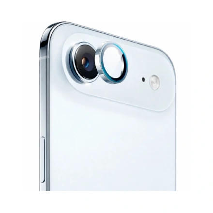 Защитное стекло на камеру WIWU Titan совместимое с iPhone 17 Air Blue (голубое)