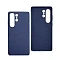 Накладка из эко кожи Kindsuit Case с MagSafe совместимая с Samsung Galaxy S26 Ultra темно-синяя (LB)