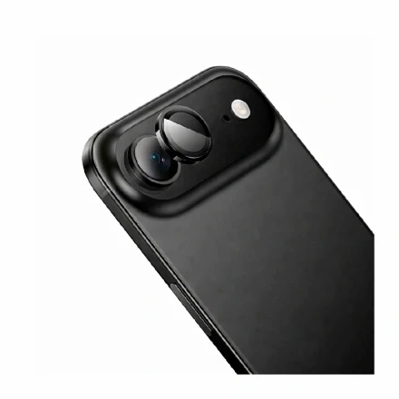 Защитное стекло на камеру WIWU Titan совместимое с iPhone 17 Air Black (черное)