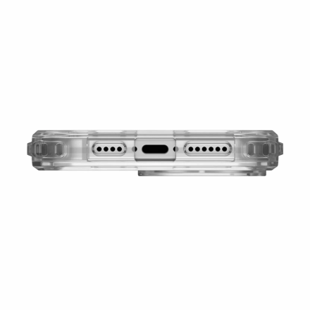 Противоударная накладка Uag Plyo с MagSafe (белый) совместимая с iPhone 16 Pro прозрачная