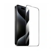 Защитное стекло совместимое с iPhone 16 Pro Max/17 Pro Max полноэкранное черное