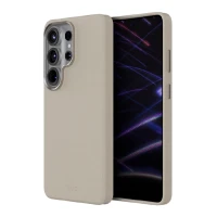 Накладка из эко кожи Uniq Lyden с MagSafe совместимая с Samsung Galaxy S26 Ultra бежевая