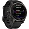 Умные часы  Часы Garmin Fenix 7S Sapphire Solar Carbon Gray DLC Titanium титановый черный