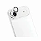 Защитное стекло на камеру WIWU Titan совместимое с iPhone 17 Air Silver (серебро)