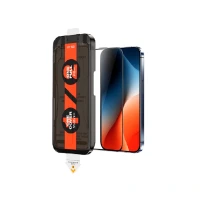 Защитное стекло Remax с аппликатором совместимое с iPhone 16 Pro Max/17 Pro Max