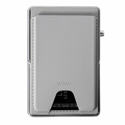 Картхолдер Wiwu (MW-006) Regal MagSafe Metal серый