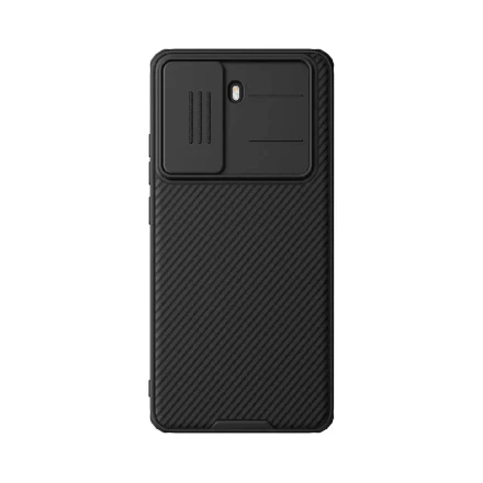 Противоударная накладка для Mi Poco X7 Pro Nillkin Camshield Pro Case черная с защитой на камеру