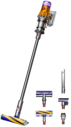 Dyson V12 Detect Slim absolute SV46 Yellow/Nickel (желтый-никель) вилка EAC