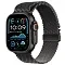 Apple Watch Ultra 2 (2024) GPS + Cellular, 49 мм, корпус из титана, ремешок Titanium Milanese Loop (S) цвета black (черный) MX4W3