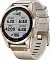 Умные часы  Часы Garmin Fenix 7S Sapphire Solar титан кремовый с нейлоновым ремешком