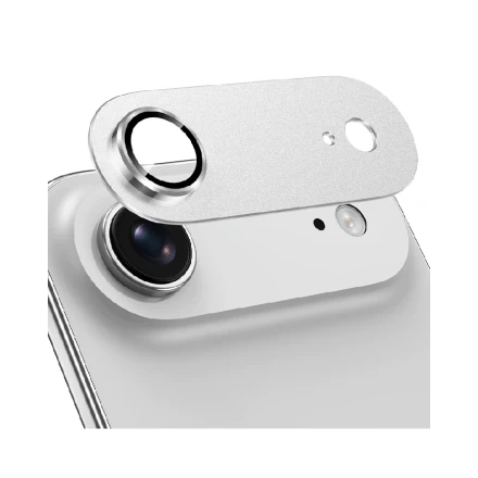 Защитное стекло на модуль камеры WIWU Armor Deck Lens Protector совместимое с iPhone 17 Air Silver (серебро)