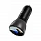 Автомобильное зарядное устройство Acefast B6 (USB-A/USB-C) with digital diaplay Transparent 63W