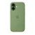 Накладка Silicone Case с MagSafe совместимая с iPhone 17 зеленая SZ