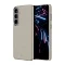 Накладка из эко кожи Uniq Lyden с MagSafe совместимая с Samsung Galaxy S26 Plus бежевая