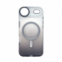 Противоударная накладка Mutural с MagSafe совместимая с iPhone 17 Air прозрачно-серая