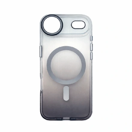 Противоударная накладка Mutural с MagSafe совместимая с iPhone 17 Air прозрачно-серая
