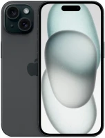 Смартфон  Apple iPhone 15 256Gb nano SIM + eSim black (чёрный) обмененный, без коробки (новый, не активированный, без RuStore) гарантия 1 год