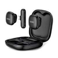 Петличный беспроводной микрофон WiWU Wi-WM006 AI Adaptive Noise Reduction Black (черный) (Китай)