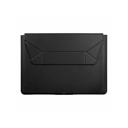 Чехол-конверт Uniq Oslo leather Magnetic Laptop sleeve совместимый с ноутбукоми 14" черный