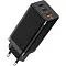Сетевой блок GaN USB+Type-C 65W черный