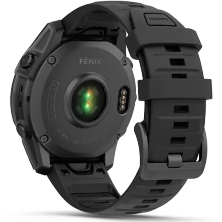 Умные часы  Часы Garmin Fenix E 47мм черный/серый (010-03025-13)