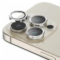 Защитное стекло на камеру совместимый с iPhone 16 Pro/16 Pro Max натурал титаниум