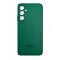 Накладка Silicone Case совместимая с Samsung S24 FE зеленая (SC)