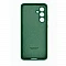 Накладка Silicone Case совместимая с Samsung S24 FE зеленая (SC)