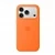 Накладка Silicone Case совместимая с iPhone 17 Pro оранжевая