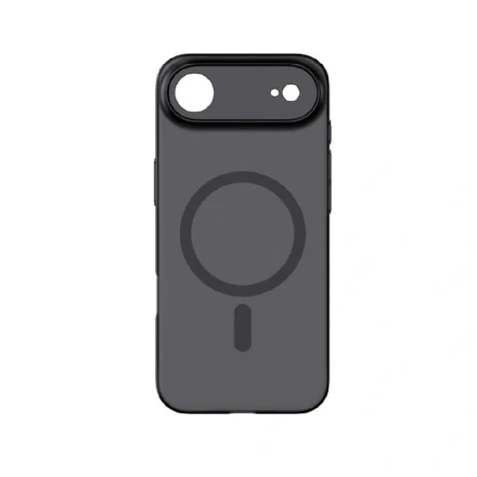 Силиконовая накладка momax Lite с MagSefe совместимая с iPhone 17 Air черная