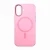Накладка Silicone Case Mutural с MagSafe совместимая с iPhone 17 розовая
