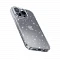 Пластиковая накладка Nice совместимая с iPhone 16 Pro прозрачная c блестками