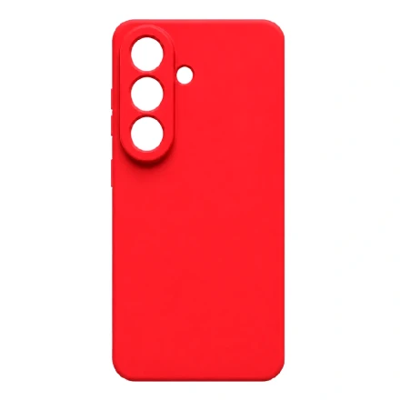 Накладка Silicone Case совместимая с Samsung S 26 Plus (SC) красная