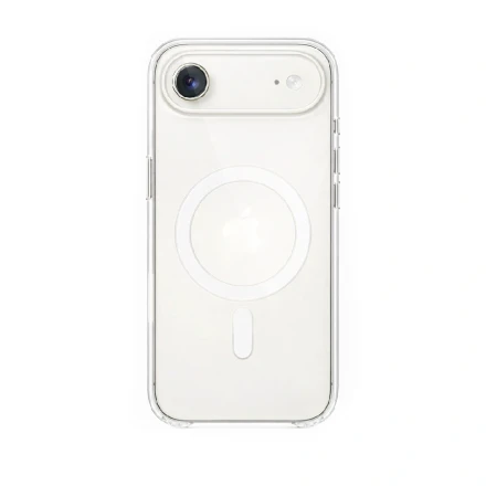 Пластиковая накладка Clear Case с MagSafe совместимая с iPhone 17 Air прозрачная SZ