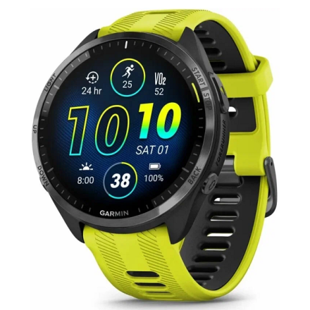 Умные часы  Умные часы Garmin Forerunner 965 (010-02809-82) yellow-black (желто-черные)