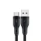 Кабель AceFast USB/Type-C C8-04 3A 1.2м черный