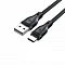 Кабель AceFast USB/Type-C C8-04 3A 1.2м черный