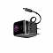 Сетевой блок Cabal Multi GaN Charger (USB-A/USB-C) СP-TCH-701-1 70W + (встроенный кабель рулетка Type-C) черный