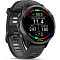 Умные часы  Умные часы Garmin Forerunner 970 (010-02969-60) черные, темно-серый титановый безель, с черно-серым ремешком