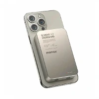 Внешний аккумулятор Momax Q. Mag X2 с MagSafe 20000 mAh 15w пустынный титан CCC