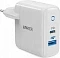 Сетевое зарядное устройство Anker PowerPort PD+2 18W USB-C PD + 15W USB-A IQ 3.0 белый