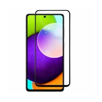 Защитное стекло для Samsung A 52  полноэкранное черное техпак