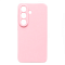 Накладка Silicone Case совместимая с Samsung S 26 Plus (SC) нежно-розовая