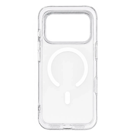 Пластиковая накладка VERRATON с MagSafe совместимая с iphone 17 Pro прозрачная