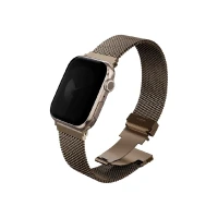 Браслет миланская петля UNIQ Dante Pro совместимый с Apple Watch (40/41/42 mm) золото